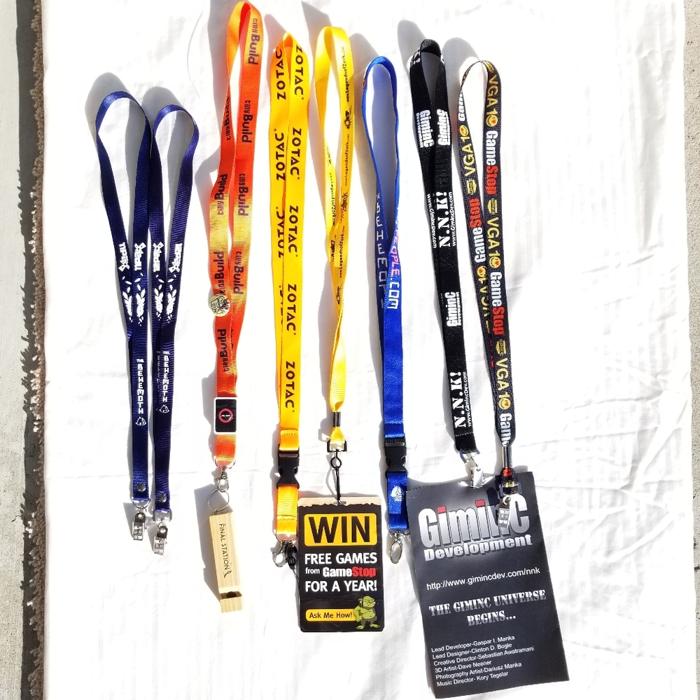 8-Pack PAX Prime 2015 Lanyards LOT!